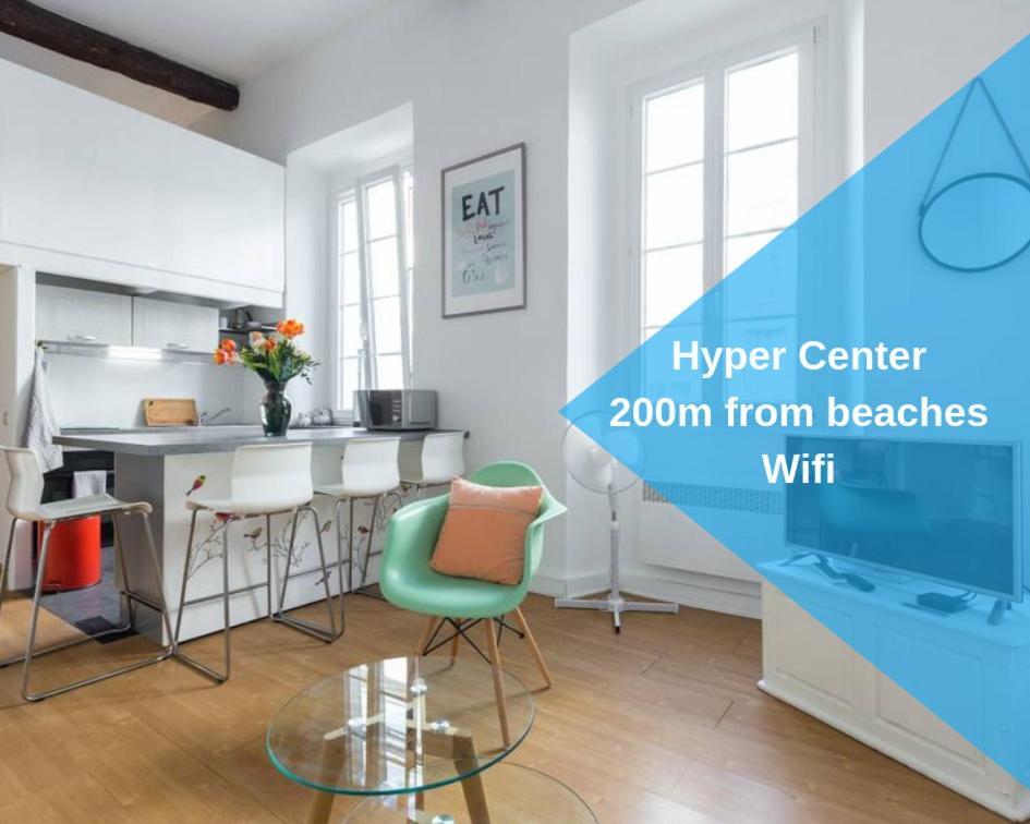 Nicelidays - Le Suede - Carre D'Or - 2Min From Beaches ภายนอก รูปภาพ